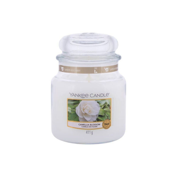 Yankee Candle Classic Medium Jar Candles Scented Candle Camelia Bloosom 411 g