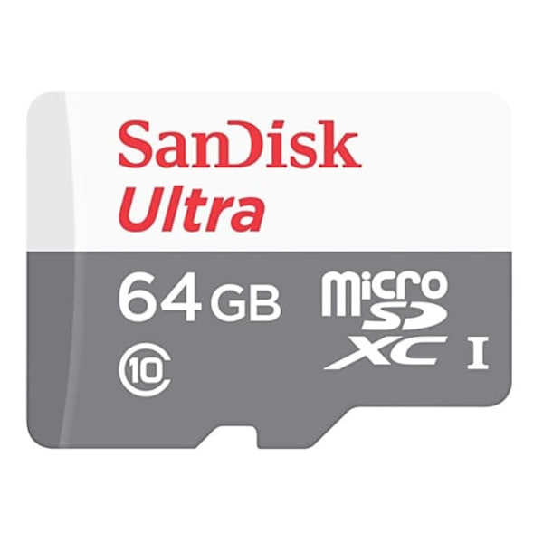 Memory card SANDISK Ultra microSDXC UHS-I, 64GB, Class 10, 100Mb/s