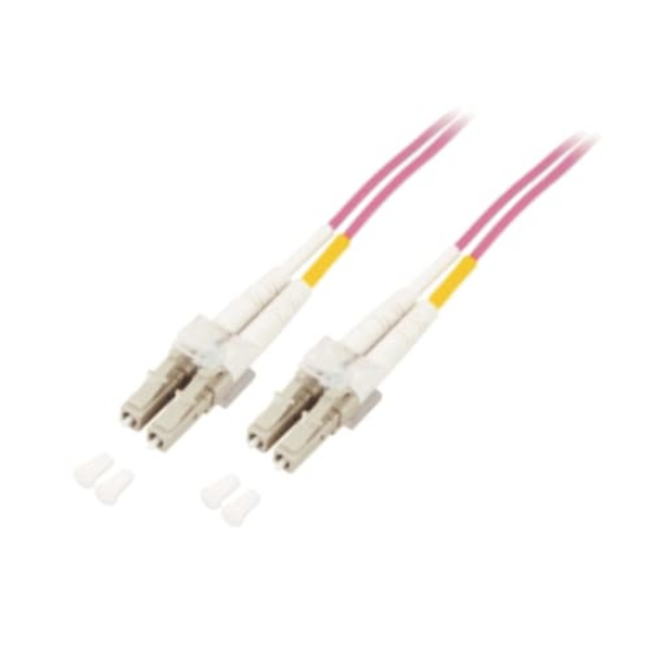 15M LWL JUMPER OM4 LC-LC/50/125 LSZH DUPLEX VIOLET