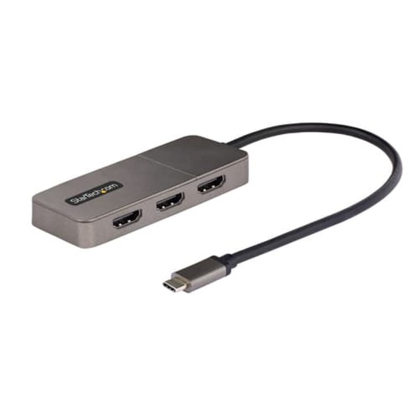 StarTech.com 3-Port USB-C Multi-Monitor Adapter - USB-C / 3x HDMI