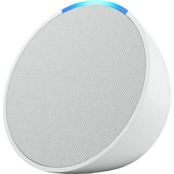 Amazon smart speaker Echo Pop, glacier white