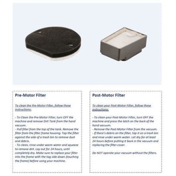 Bissell | Icon Washable Vacuum Filters | No ml | 1 pc(s)