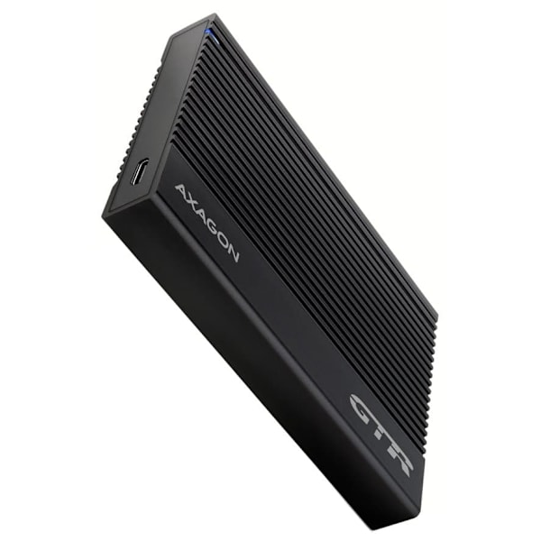 AXAGON USB-C 10Gbps RIBBED Box | EE25-GTR Sort