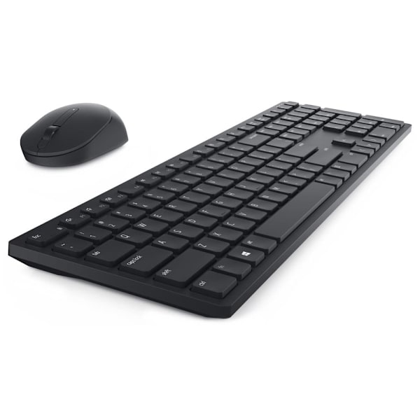 Dell KM5221W Pro | Keyboard and Mouse Set | Wireless | Ukrainian | Black | 2.4 GHz