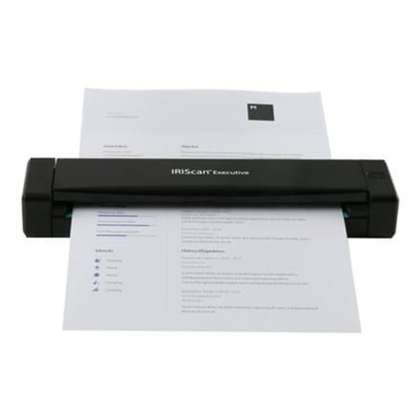 Portable Scanner IRIS IRIScan Executive 4, A4, USB 2.0, Black Sort