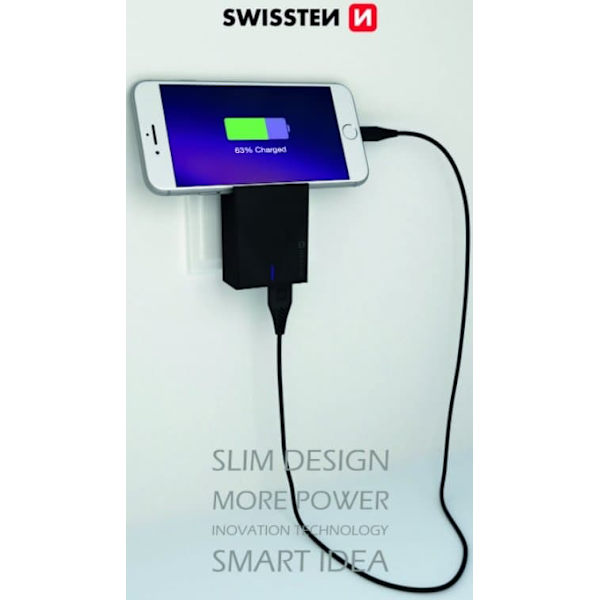 Swissten Premium 20W Mains Charger for all Apple iPhone 12 / 13 / 14 Series Models