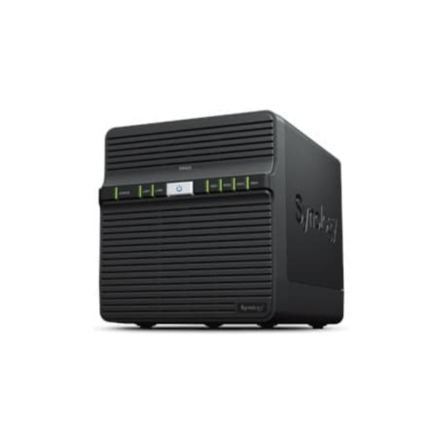 Synology | Tower NAS | DS423 | up to 4 HDD/SSD | Realtek | RTD1619B | Processor frequency 1.7 GHz | 2 GB | DDR4 Svart