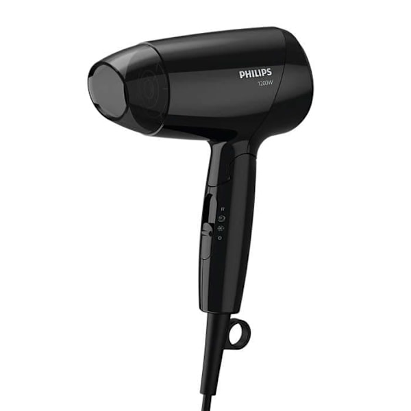 Philips Essential Care BHC010/10 hair dryer 1200 W Black Sort