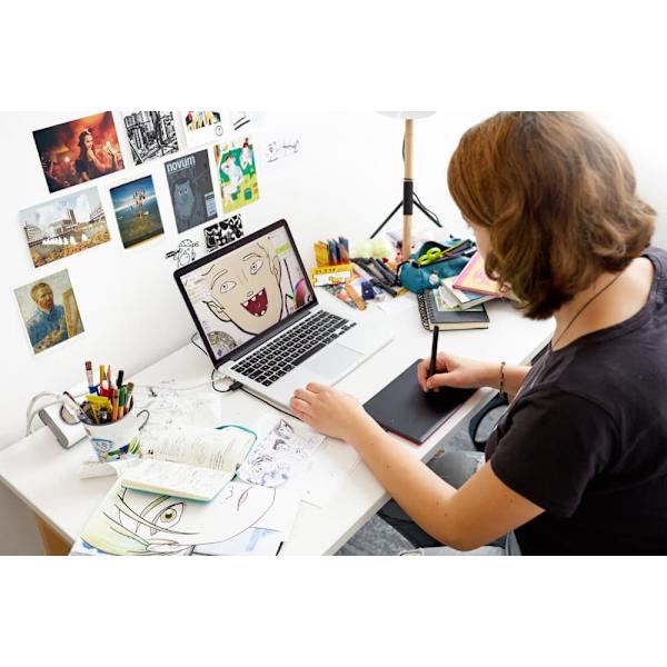 Graphic Tablet One by Wacom Small, Black