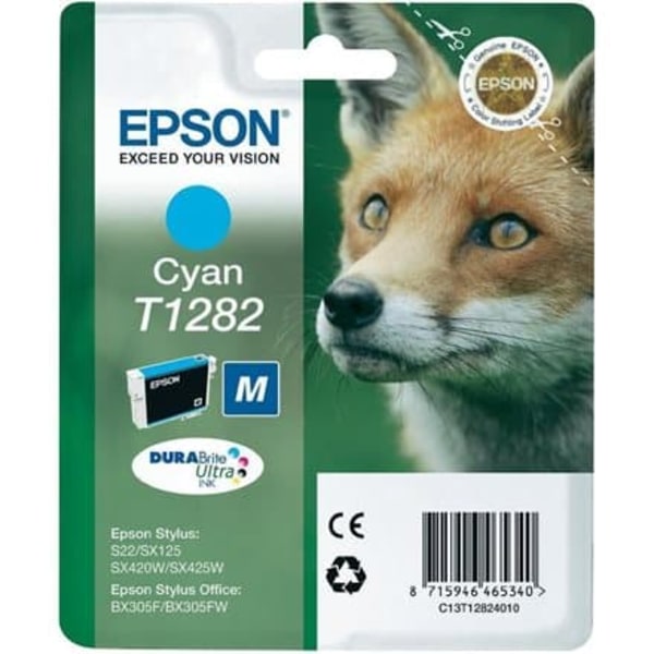 Epson inkoustová náplň/ T1282/ Singlepack DURABrite Ultra Ink/ Modrá