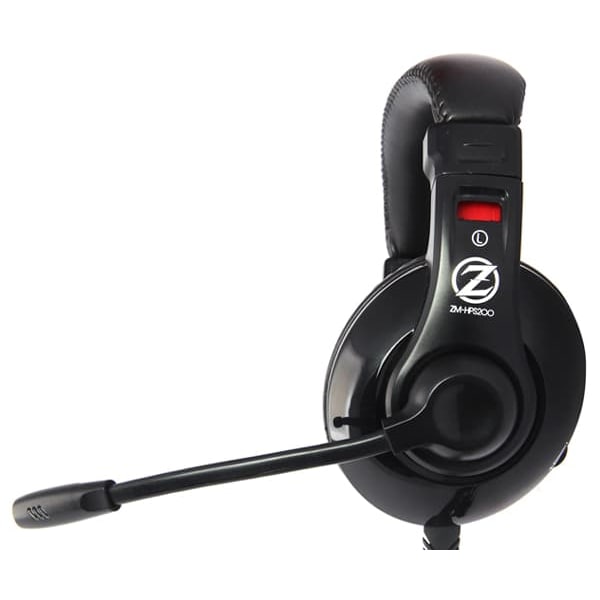 Zalman headset ZM-HPS200 / herní / náhlavní / drátový / 40mm měniče / 2x 3,5mm jack