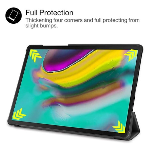 Tactical Book Tri Fold Case For Tablet Apple iPad Pro 12.9" (2020) Blue