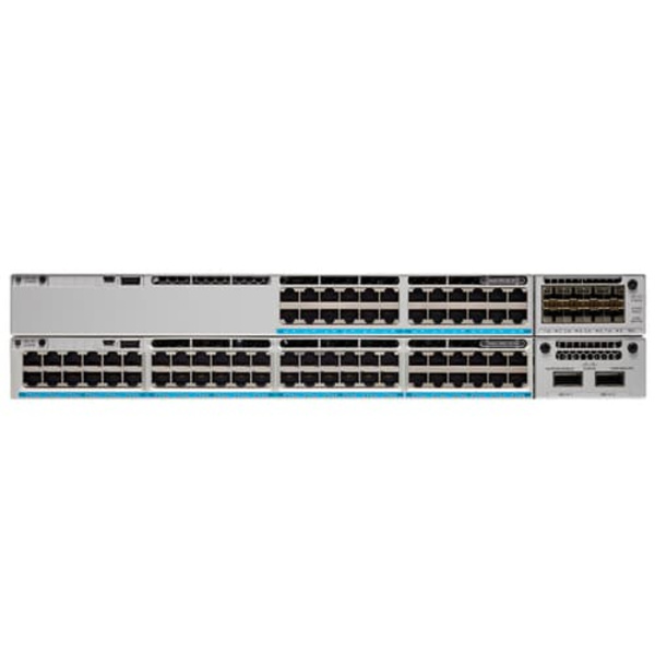 Catalyst 9300 48 GE SFP Ports, modular uplink Switch Grå
