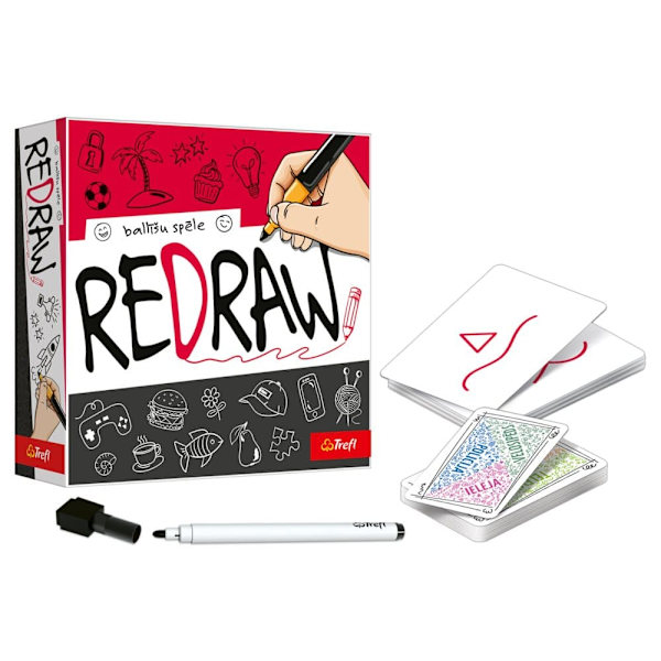 TREFL Board game Redraw (in Latvian lang.)