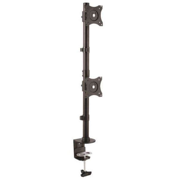 StarTech.com Vertical Desk Mount Dual Monitor Arm - For Monitors 13" to 27" - Adjustable - Desk Clamp / Grommet-Hole Mount - Dual VESA Monitors - Blac Sort