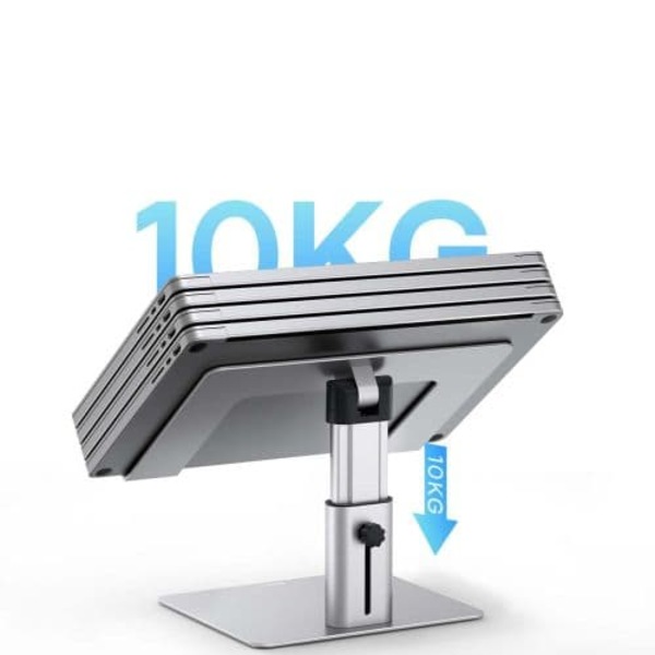Laptop stand Baseus 11-17", adjustable (silver)