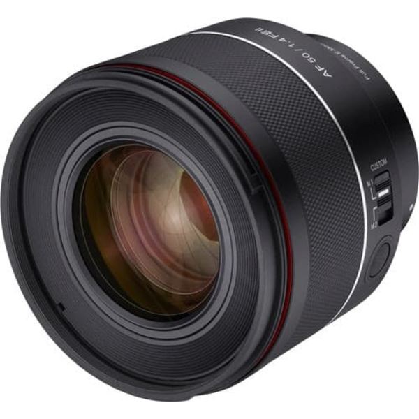 Samyang AF 50mm f/1.4 II lens for sony Sort