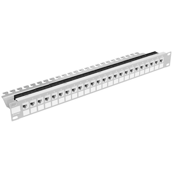 Stalflex Modular patch panel 24-Port 19" 1U Gray PPM19-1U-24P-G