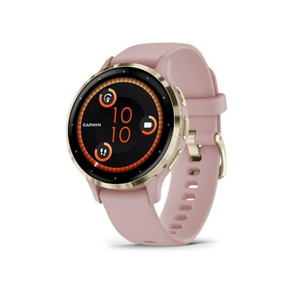 Garmin Venu 3S 3.05 cm (1.2") AMOLED 41 mm Digital 390 x 390 pixels Touchscreen Gold, Rose Wi-Fi GPS (satellite)