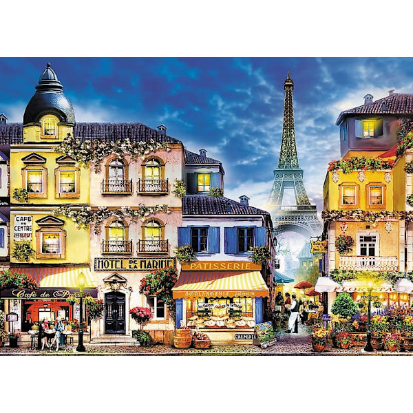 TREFL wooden puzzle French alley 1000 pcs