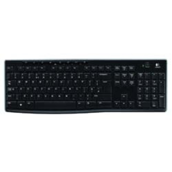 Logitech Wireless Keyboard K270 Sort