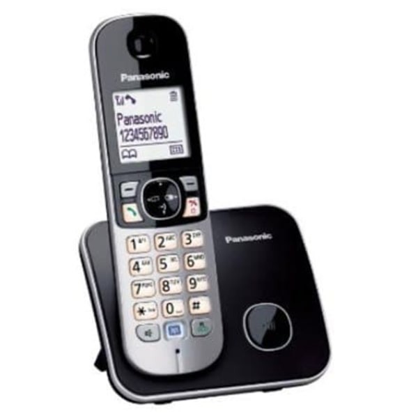 Panasonic | Cordless | KX-TG6811FXB | Built-in display | Caller ID | Black | Conference call | Phonebook capacity 120 entries | Speakerphone | Wireles
