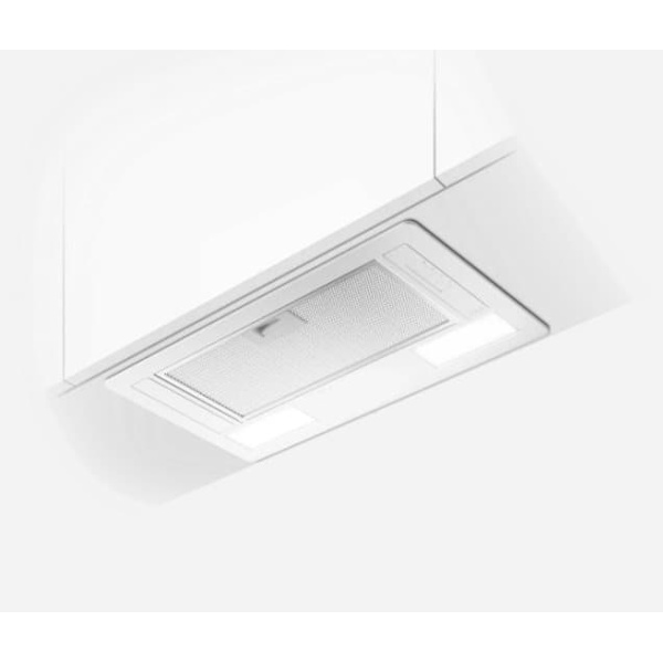 Okap ERA C WH/A/52 Aluminium, Hvid