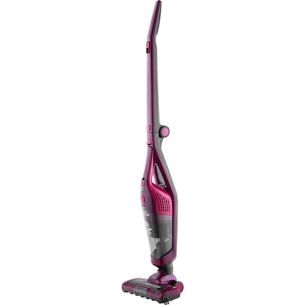 ECG VT 4620 3in1 Hugo Stick vacuum cleaner, Up to 90 minutes run time per charge Sort, Rød