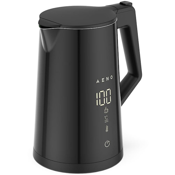 AENO Electric Kettle EK7S Smart: 1850-2200W, 1.7L, Strix, Double-walls, Temperature Control, Keep warm Function, Control via Wi-Fi, LED-display, Non-h