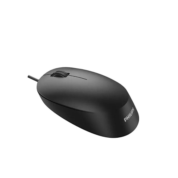 Mouse Philips SPK7207, cu fir "SPK7207" (timbru verde 0.18 lei) musta