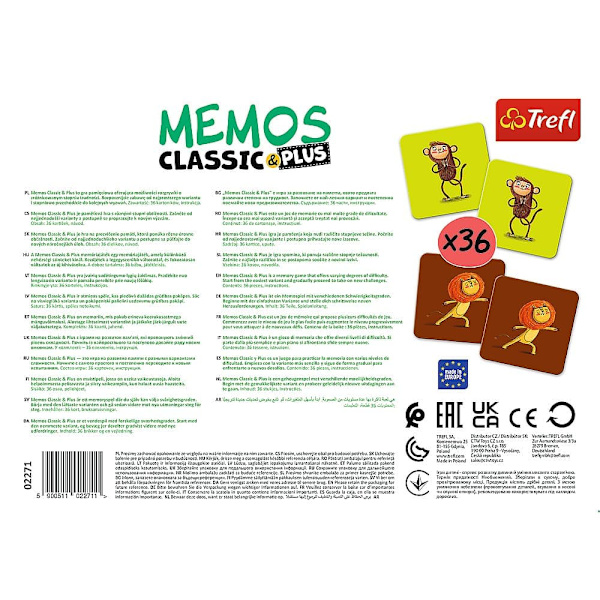 TREFL Memo Classic Plus Sound and motion