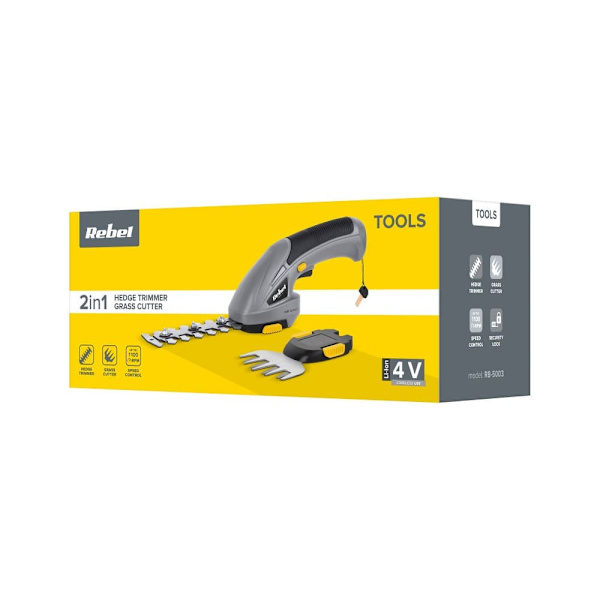 Cordless shrub and hedge trimmer 4V