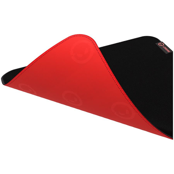Lorgar Main 323, Gaming mouse pad, Precise control surface, Red anti-slip rubber base, size: 360mm x 300mm x 3mm, weight 0.21kg