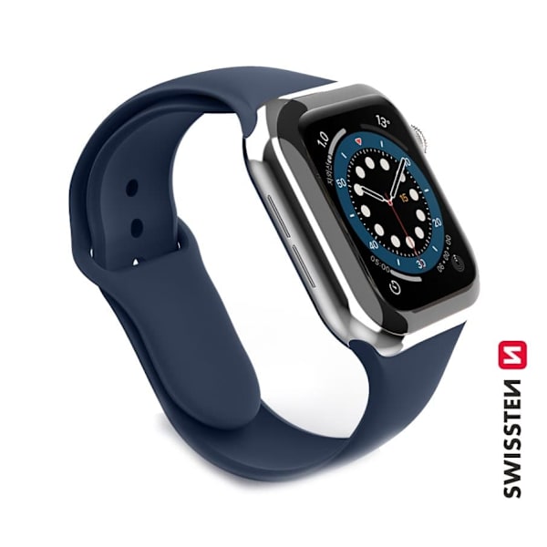 Swissten Silicone Band for Apple Watch 1/2/3/4/5/6/SE / 38 mm / 40 mm