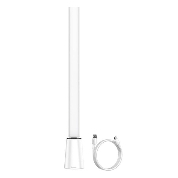 LAMPA BIROU LED Baseus Smart Eye Series,5W,3 trepte intensitate lum,mat ABS+PC+aliaj de aluminiu, rotire 180 grade, alimentare:cablu USB -C inclus,alb