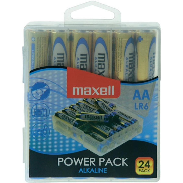 MAXELL Battery alkaline LR6 VALUE BOX, 24 pcs.