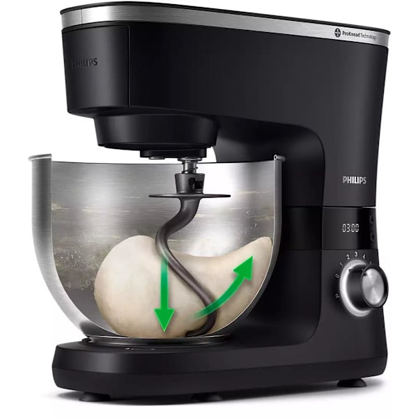 Philips Series 7000 Kitchen Machine HR7962/01, 5.5L Bowl, 8 speed settings, 1000W