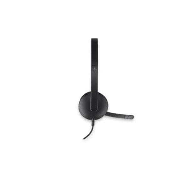 LOGITECH H340 Corded Headset - BLACK - USB