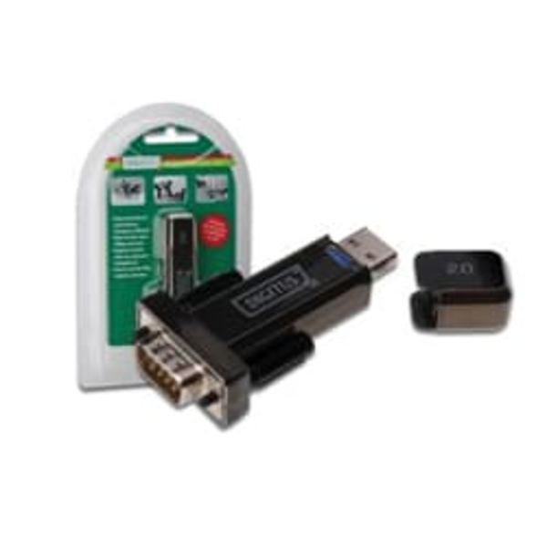 Konwerter/Adapter USB 2.0 do RS232 (DB9) z kablem USB A M/Ż 80cm