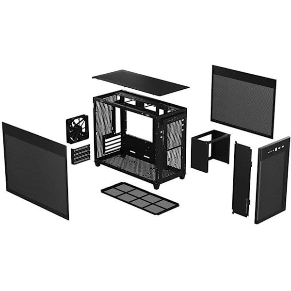 ASUS Prime AP201 MicroATX Mini Tower Black Sort