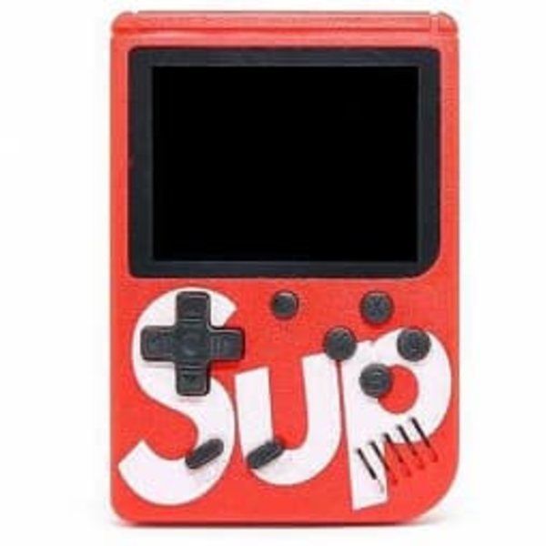 RoGer Retro mini Game console with 400 games, 3 inch color screen, TV output Red