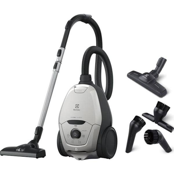 Electrolux Pure D8 3.5 L Cylinder vacuum Dry 600 W Dust bag Sort, Grå