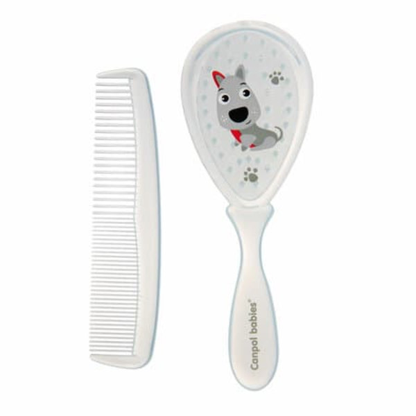 CANPOL BABIES brush and comb, transparent, 2/419