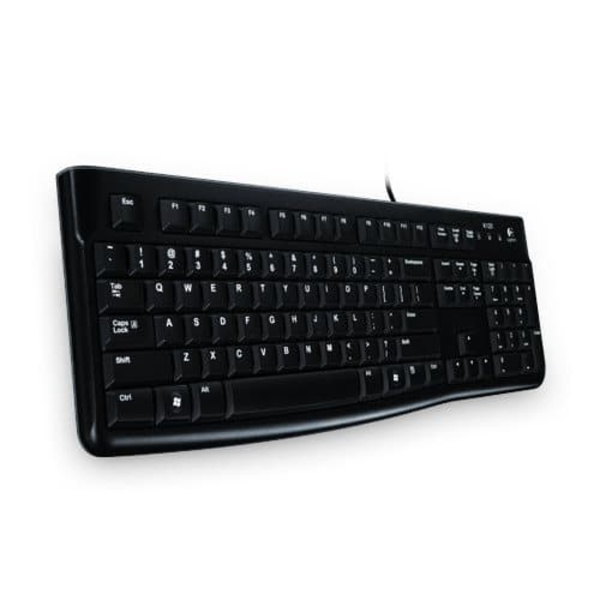 LOGITECH K120 Corded Keyboard - BLACK - USB - EST Sort