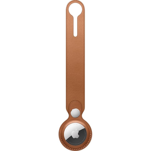 Apple AirTag Leather Loop - kožené poutko hnědé