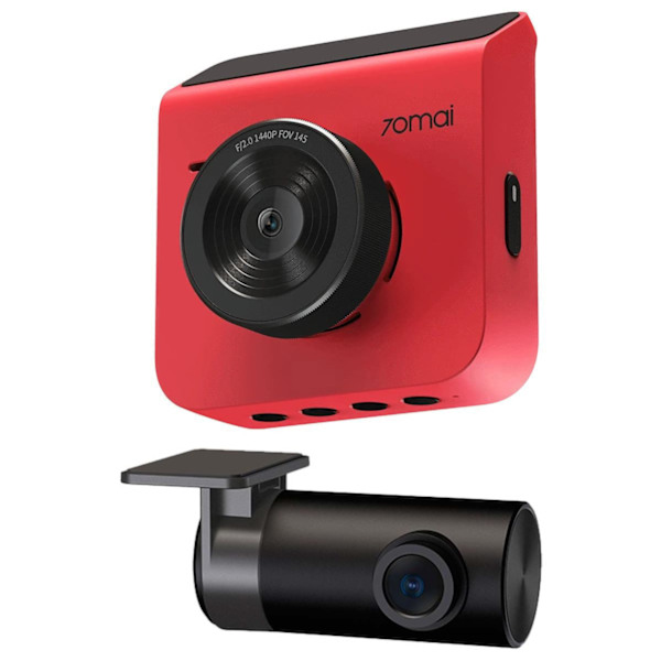 Xiaomi 70mai Dash Camera A400 + Rear Camera RC09 Set Red EU