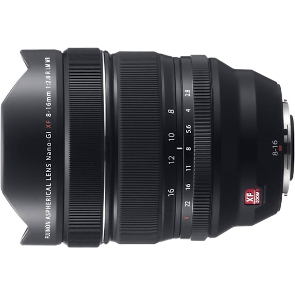 Fujifilm Fujinon XF 8-16mm f/2.8 R LM WR lens Sort