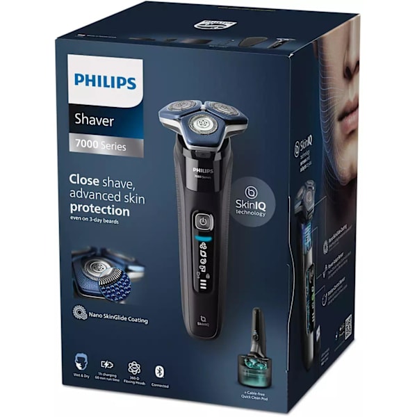 PHILIPS Shaver series 7000 wet&dry SteelPrecision blades SkinIQ
