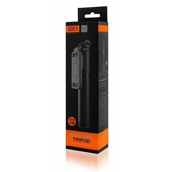 RoGer Q01 PRO 2in1 Selfie Stick + Tripod Telescopic Stand with Bluetooth Remote Control