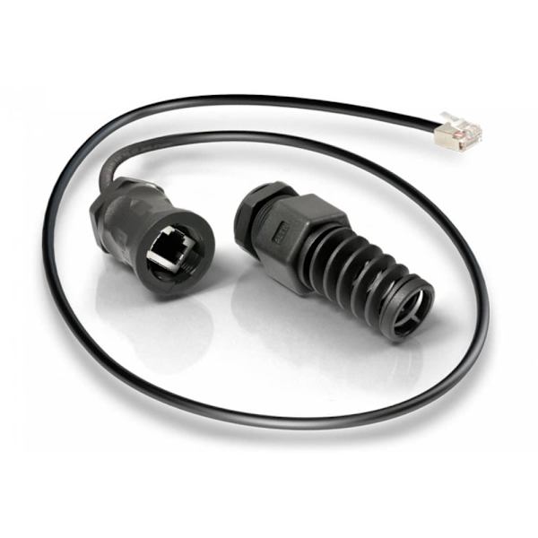 QuWireless QuRJ45 Outdoor IP68 RJ45 Socket Adapter  38cm QRJ45-L